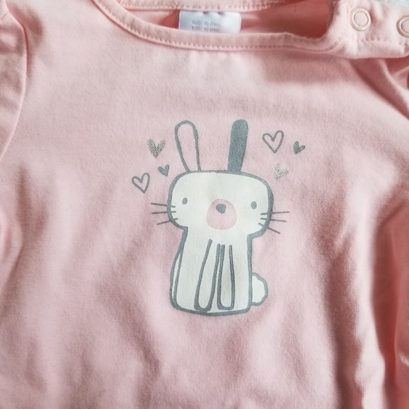 Dylan & Abby Bunny Onesie with Pants Size 6-9 M - Picture 4 of 5